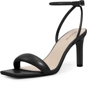 Woman’s Elegant Black Women's  Open toe Heels  NEW